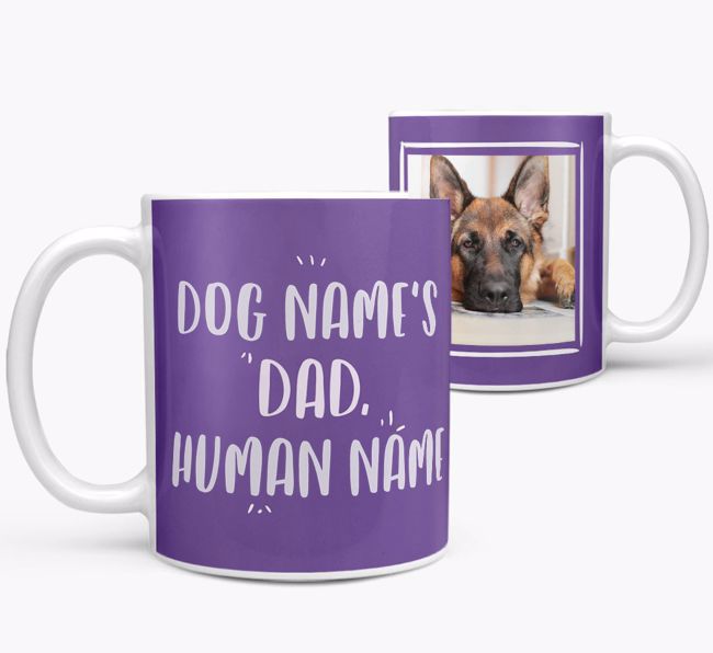 'Handdrawn Frame' - Personalized {breedFullName} Mug